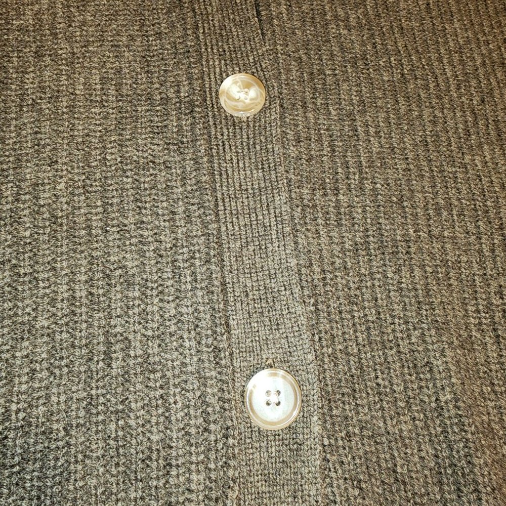 Quince Mongolian Cashmere Oversized Boyfriend Cardigan Sweater NWT Brown Med - Picture 5 of 8